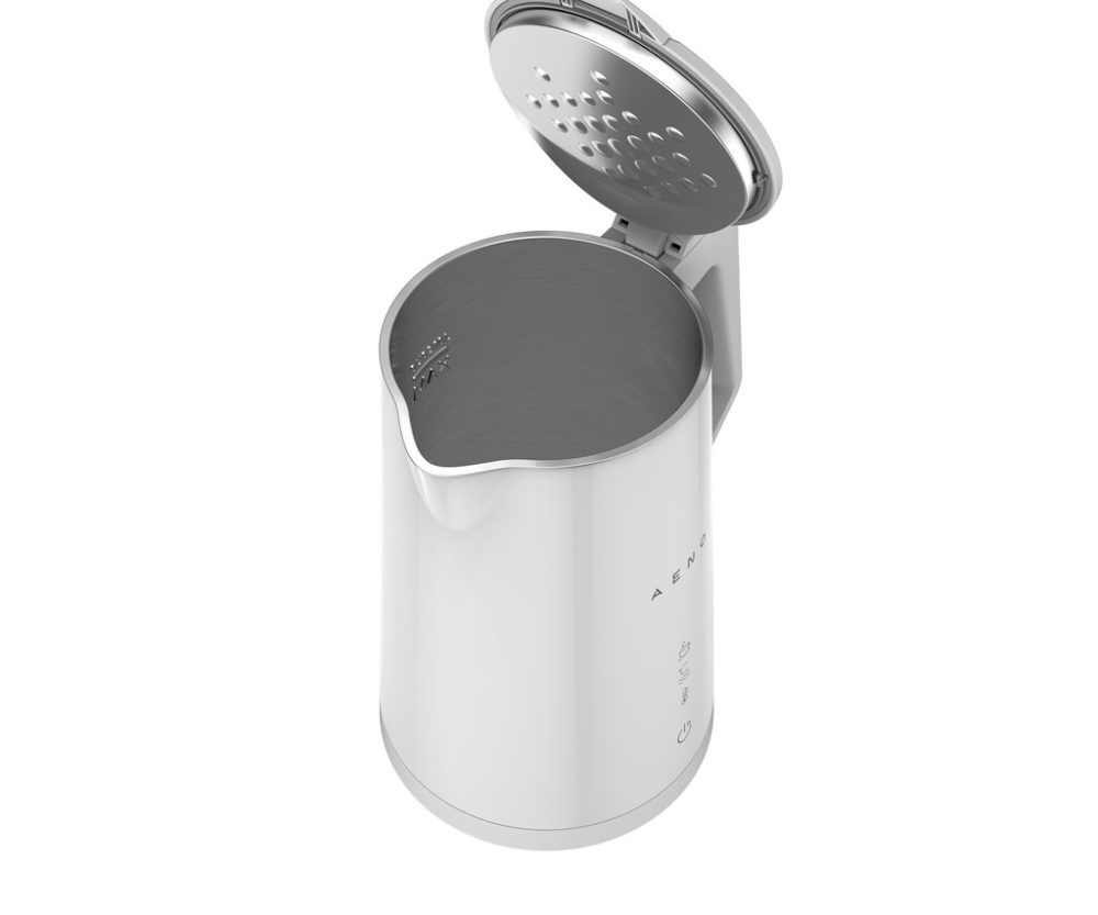Alternative view of AENO Electric Kettle EK8S Smart: 1850-2200W, 1.7L, Strix, Double-walls, Temperature Control, Keep warm Function, Control via Wi-Fi, LED-display, Non-heating body, Auto Power Off, Dry tank Protection